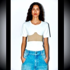 ZARA BUSTIER TOP LIMITED EDITION